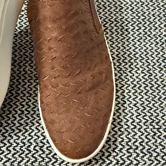 Sofft Somers III Snake Print Brown Slip-on Sneakers - Picture 2 of 10